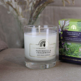 Geurkaars Patchouli & Cederwood