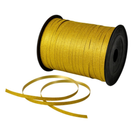 Decoratie lint goudkleurig 228 meter