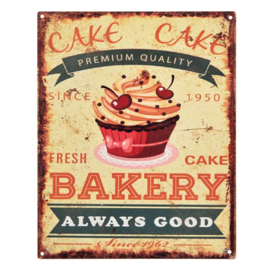 Tekstbord Cake Bakery 20*25