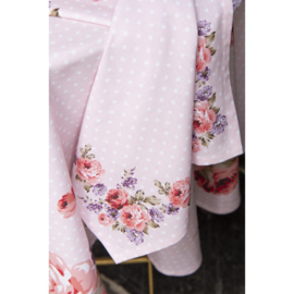 Ronde keukendoek Dotty Rose