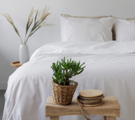 Dekbedovertrek Newport Stripe zand/beige 240*220