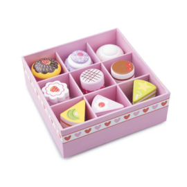 Gebakjes speelset assortiment in geschenkdoos