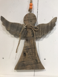 Hanger houten engel 23*2*25