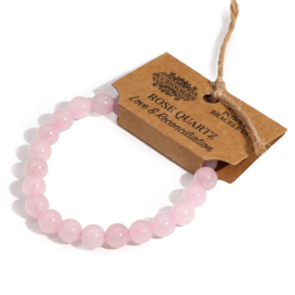 Edelsteen armband Rozenkwarts