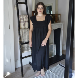 Romantisch nachthemd Pearl zwart