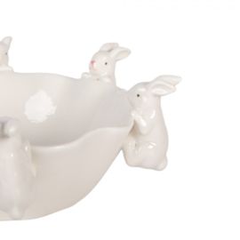 Schaal met konijntjes 21*21*7