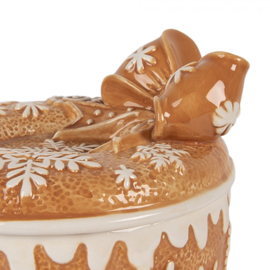 Voorraadpot met deksel winters gingerbread 20*13