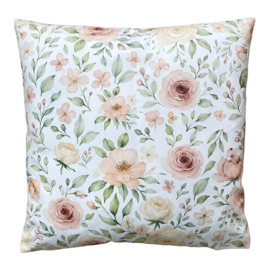 Sierkussen gevuld Soft Rose Bloom 45*45