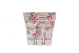 Handcreme set rozen 3x30ml