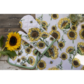 Ronde keukendoek Sunny Sunflowers