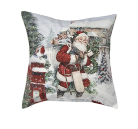 Kussenhoes Kerst tafereel 45*45