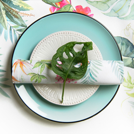 Clayre en Eef stoffen placemats (6) Botanisch