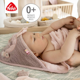 Badhanddoek met capuchon Flamingo