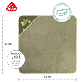 Badhanddoek met capuchon Kameleon