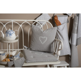 Stoelkussen met foam Lovely Heart