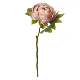 Kunstbloem Pioenroos roze