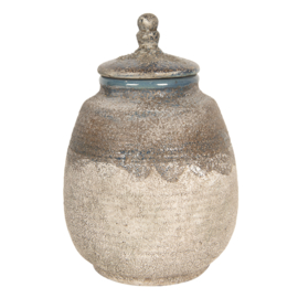 Decoratieve pot met deksel 15*23