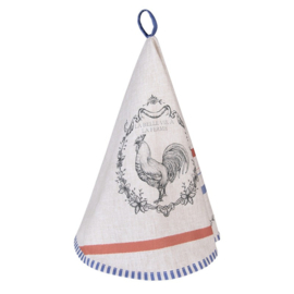 Ronde keukendoek Haan Devine French Rooster