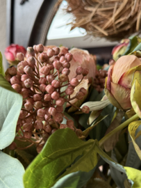 Kunstbloem roze 53cm