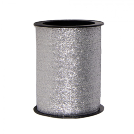 Kado-inpakset met lint en strikken (5) zilverkleur