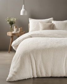 Dekbedovertrek Fur Teddy beige 240*200/220