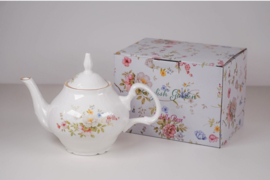 Porseleinen theepot Engelse tuin 1.2L