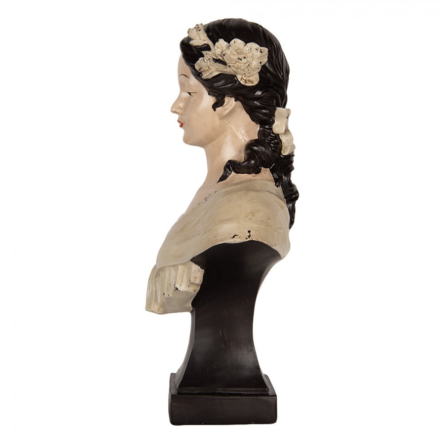 Decoratie beeld buste vrouw 18*12*31
