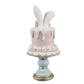 Decoratie taart met konijnen oren 9*19