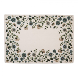 Keukendoek Anemoon beige/groen