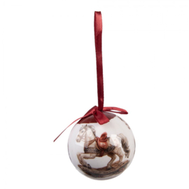 Kerstballen set (14) in luxe doos Hobbelpaard