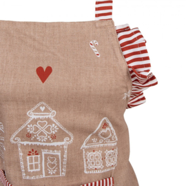 Kinder keukenschort Kerst Gingerbread