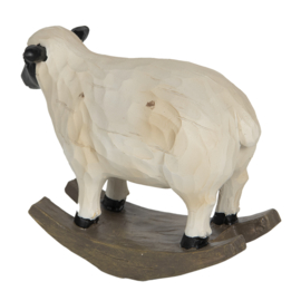 Decoratie (schommel) schaap 14*6*12