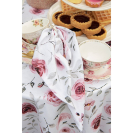 Stoffen servetten (6) Rustic Rose