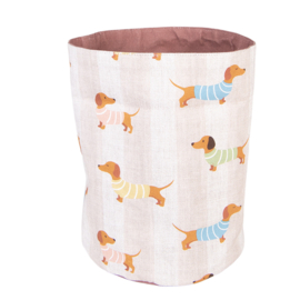 Rond broodmandje Pastel Pups