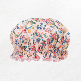 Vintage shower cap roosjes