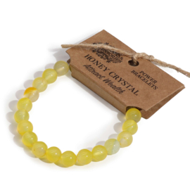 Edelsteen armband Honing kristal