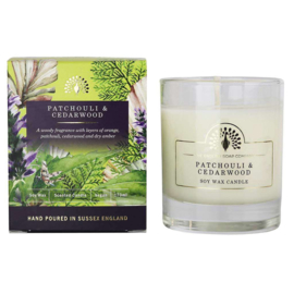 Geurkaars Patchouli & Cederwood