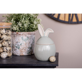 Voorraadpot met oren groen 10*16