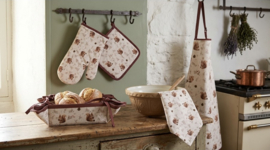 Ovenhandschoen Eekhoorns en dennenappels