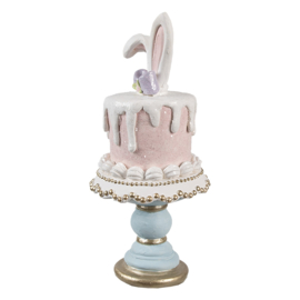 Decoratie taart met konijnen oren 9*19