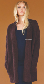 ROWAN Brushed Fleece Vest Chocolate