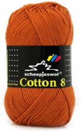 Cotton 8 - 671 Roest Bruin