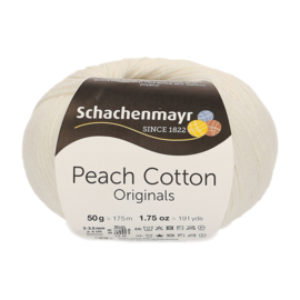 Schachenmayr - Peach Cotton 00101 Wit
