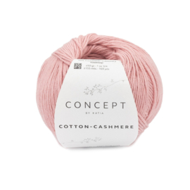 Katia Cotton Cashmere - 83 Kauwgom Roze