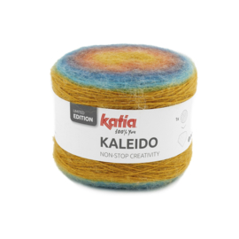 Katia Kaleido 305 Oker-Roestbruin-Groenblauw