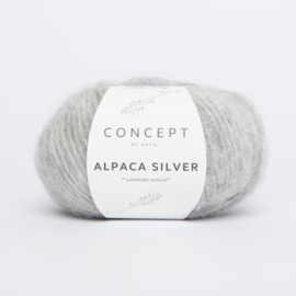 Katia Concept - Alpaca Silver - 255 Licht grijs-Zilver