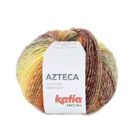 Katia Azteca 7890 Roest Bruin - Geel - Groen