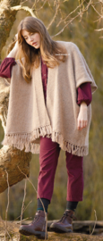 ROWAN Felted Tweed en Kidsilk Haze Poncho Ascend