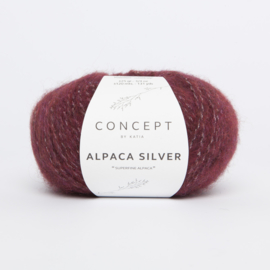 Katia Concept - Alpaca Silver - 259 Bordeauxpaars-Zilver