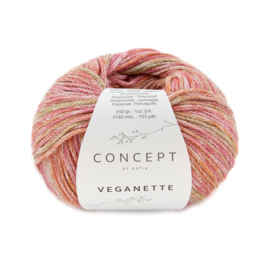 Katia Concept - Veganette 111 Fuchsia - Roestbruin - Mosterdgeel